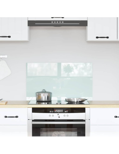Rivestimento da Cucina Bianco 70 x 40 x 0.8 cm vetro temperato