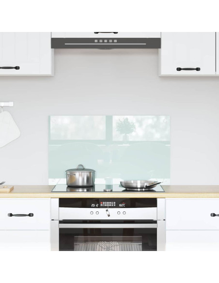 Rivestimento da Cucina Bianco 70 x 40 x 0.8 cm vetro temperato
