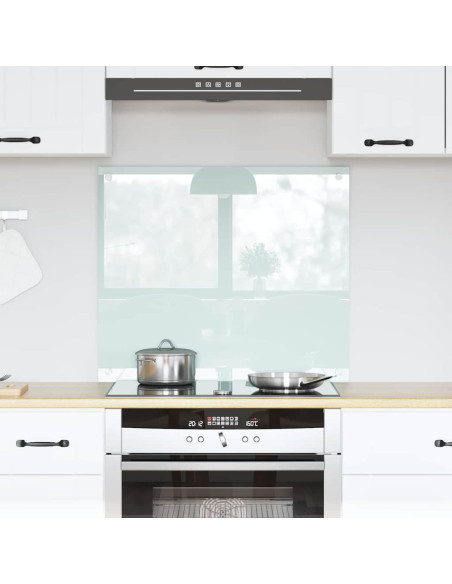 Rivestimento da Cucina Bianco 70 x 60 x 0.8 cm vetro temperato