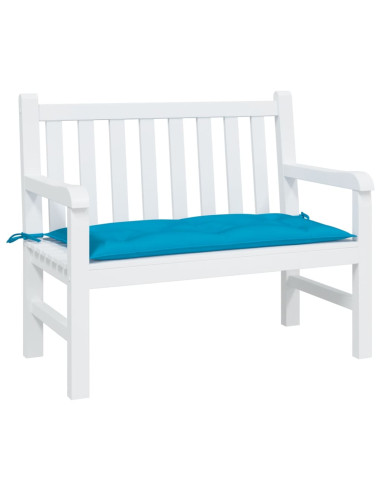Cuscino per Panca Azzurro 110x50x7 cm in Tessuto Oxford