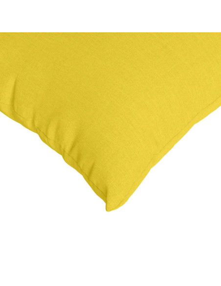 Cuscini da Divano 2 pcs Giallo Chiaro 50 x 30 cm Tessuto