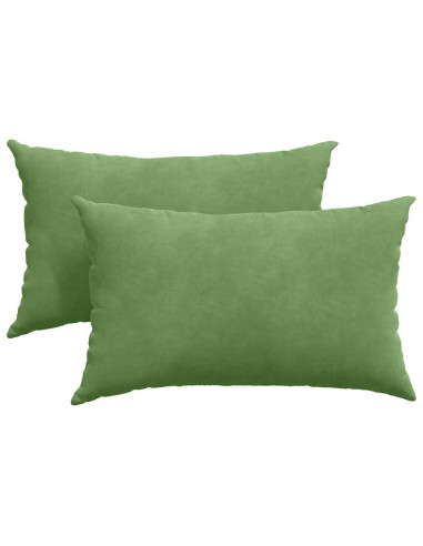 Cuscini da Divano 2 pcs Verde chiaro 50 x 30 cm