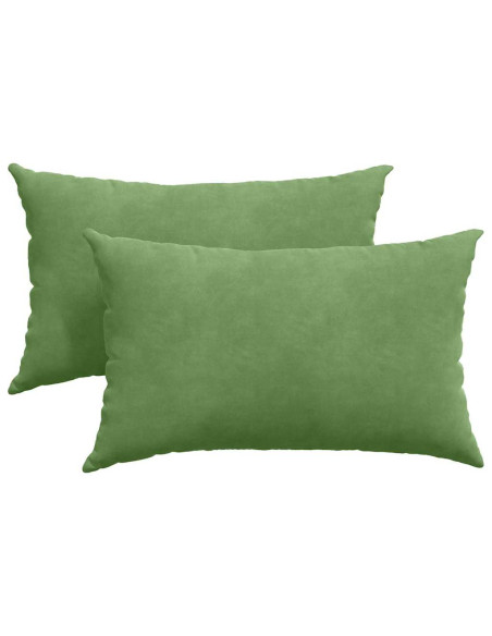 Cuscini da Divano 2 pcs Verde chiaro 50 x 30 cm