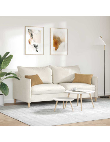 Cuscini da Divano 2 pcs Marrone 50 x 30 cm Tessuto in Cords