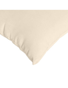 Cuscini da Divano 2 pcs Beige 50 x 30 cm Tessuto 2