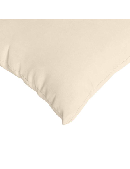 Cuscini da Divano 2 pcs Beige 50 x 30 cm Tessuto