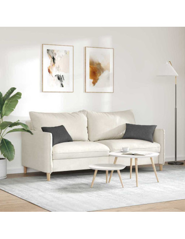 Cuscini da Divano 2 pcs Grigio scuro 50 x 30 cm