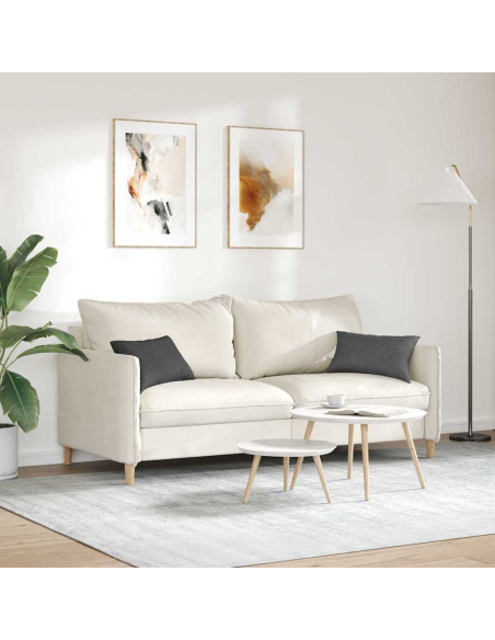 Cuscini da Divano 2 pcs Grigio scuro 50 x 30 cm