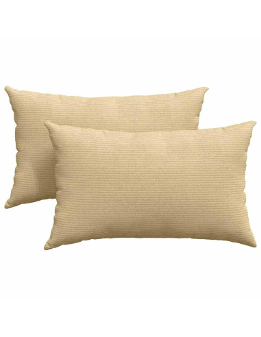 Cuscini da Divano 2 pcs Grigio Verde 50 x 30 cm