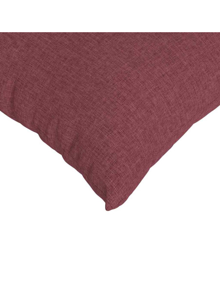 Cuscini da Divano 2 pcs Rosso Vino 60 x 40 cm Tessuto