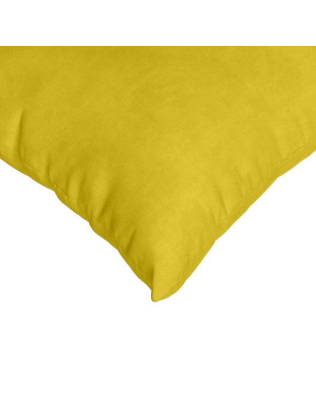 Cuscini da Divano 2 pcs Giallo 60 x 40 cm Tessuto in Cords