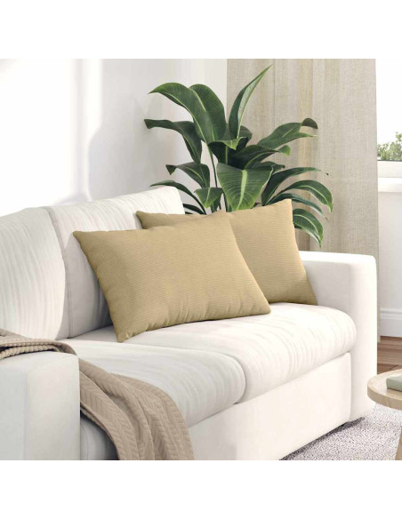 Cuscini da Divano 2 pcs Grigio Verde 60 x 40 cm