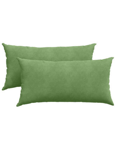 Cuscini da Divano 2 pcs Verde chiaro 80 x 40 cm