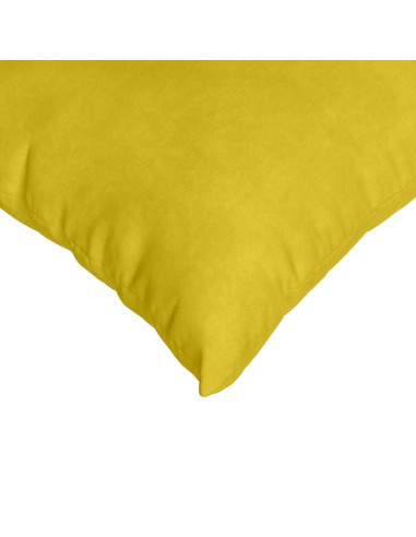 Cuscini da Divano 2 pcs Giallo 80 x 40 cm Tessuto in Cords