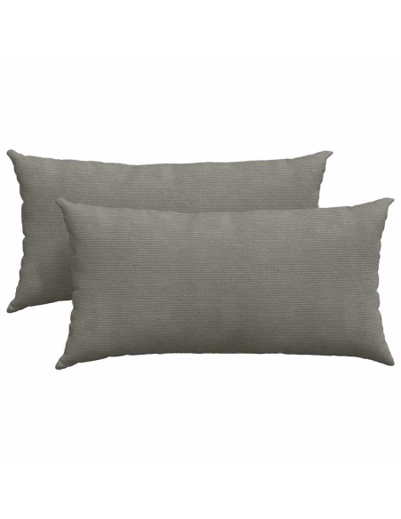 Cuscini da Divano 2 pcs Grigio chiaro 80 x 40 cm