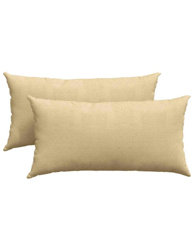 Cuscini da Divano 2 pcs Grigio Verde 80 x 40 cm