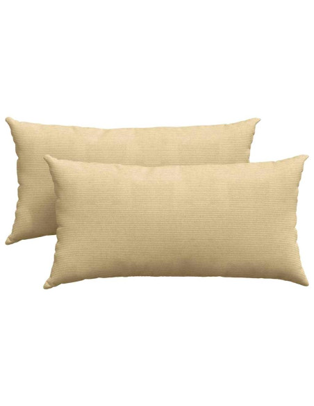 Cuscini da Divano 2 pcs Grigio Verde 80 x 40 cm