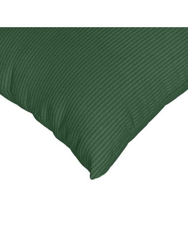 Cuscini da Divano 2 pcs Verde Scuro 80 x 40 cm Tessuto in Cords
