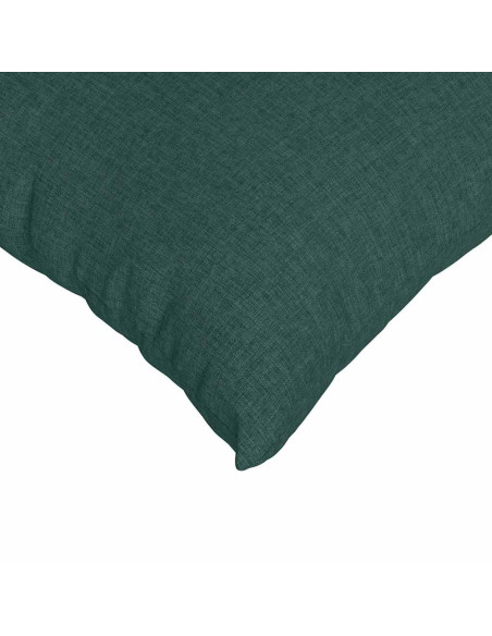 Cuscini da Divano 2 pcs Verde Scuro 70 x 50 cm Tessuto