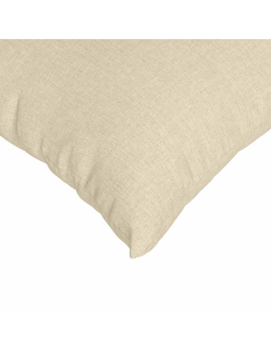 Cuscini da Divano 2 pcs Crema 70 x 50 cm Tessuto