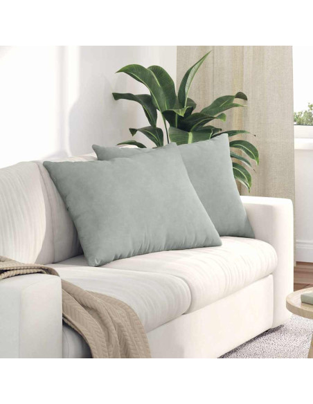 Cuscini da Divano 2 pcs Grigio chiaro 70 x 50 cm