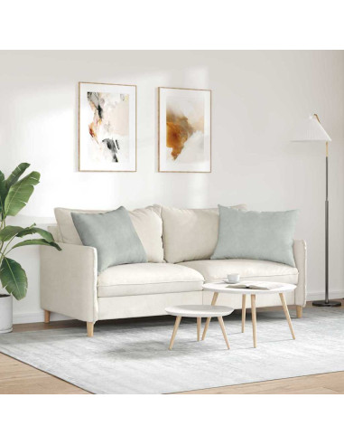 Cuscini da Divano 2 pcs Grigio chiaro 70 x 50 cm