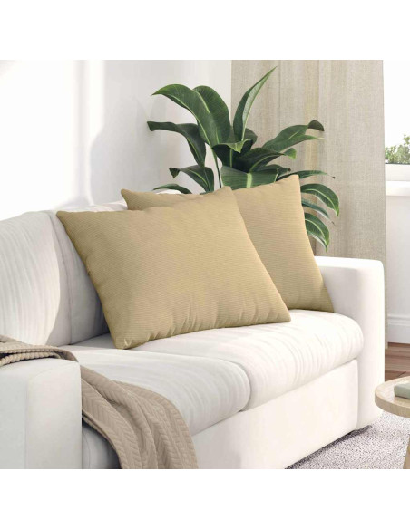 Cuscini da Divano 2 pcs Grigio Verde 70 x 50 cm