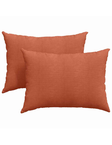 Cuscini da Divano 2 pcs Rosso Arancio 70 x 50 cm