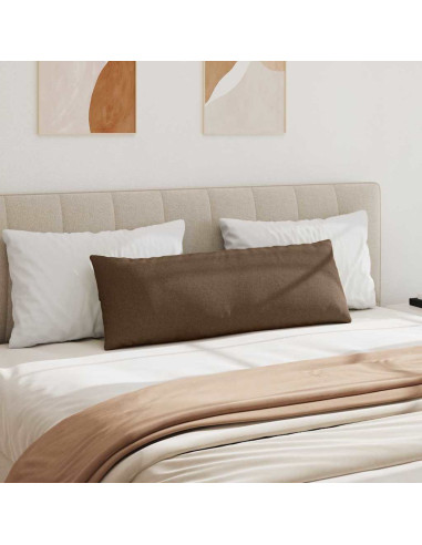Cuscini da Divano 2 pcs Marrone 120 x 40 cm Tessuto