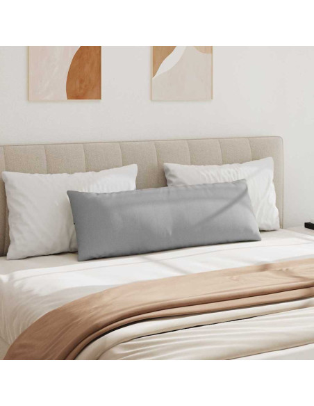 Cuscini da Divano 2 pcs Grigio 120 x 40 cm Tessuto