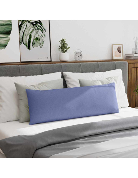 Cuscini da Divano 2 pcs Blu 120 x 40 cm Tessuto