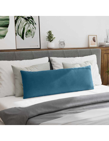 Cuscini da Divano 2 pcs Blu 120 x 40 cm Tessuto in Cords