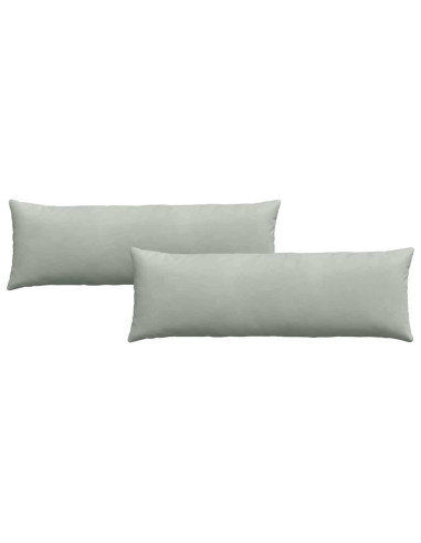 Cuscini da Divano 2 pcs Grigio chiaro 120 x 40 cm