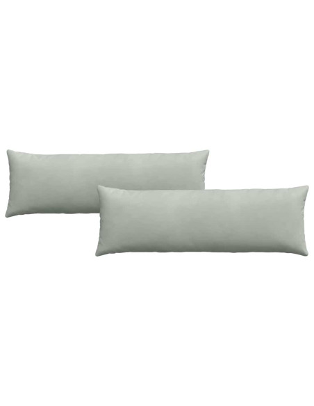 Cuscini da Divano 2 pcs Grigio chiaro 120 x 40 cm