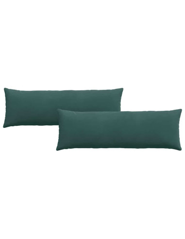 Cuscini da Divano 2 pcs Verde Scuro 120 x 40 cm