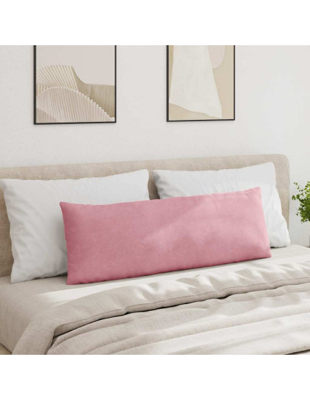 Cuscini da Divano 2 pcs Rosa 120 x 40 cm Tessuto in Cords