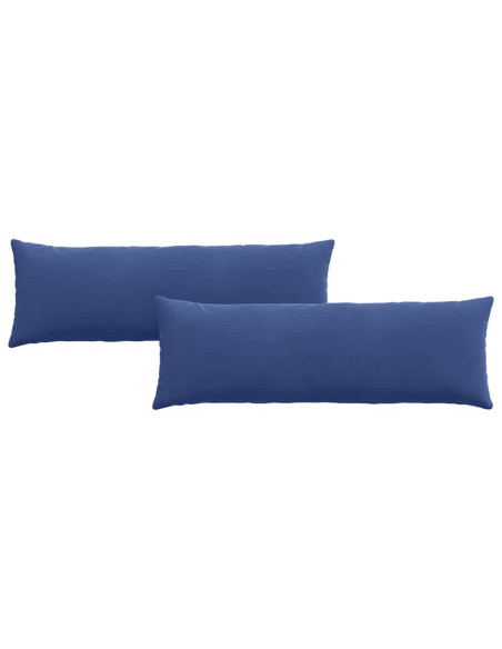 Cuscini da Divano 2 pcs Blu Polizia 120 x 40 cm
