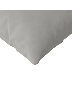 Cuscini da Divano 2 pcs Grigio chiaro 120 x 40 cm Tessuto 2