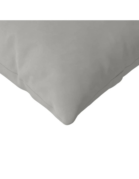 Cuscini da Divano 2 pcs Grigio chiaro 120 x 40 cm Tessuto