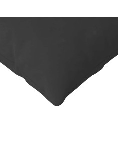 Cuscini da Divano 2 pcs Nero 120 x 40 cm Tessuto 2