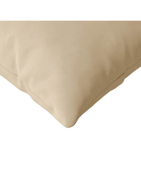 Cuscini da Divano 2 pcs Crema 120 x 40 cm Tessuto