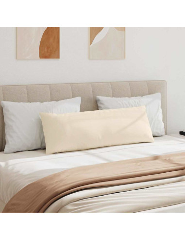 Cuscini da Divano 2 pcs Beige 120 x 40 cm Tessuto