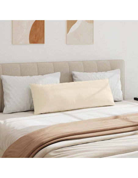 Cuscini da Divano 2 pcs Beige 120 x 40 cm Tessuto