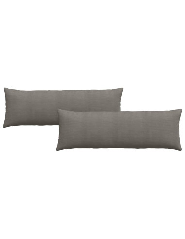 Cuscini da Divano 2 pcs Grigio chiaro 120 x 40 cm