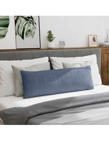 Cuscini da Divano 2 pcs Blu 120 x 40 cm Tessuto in Cords