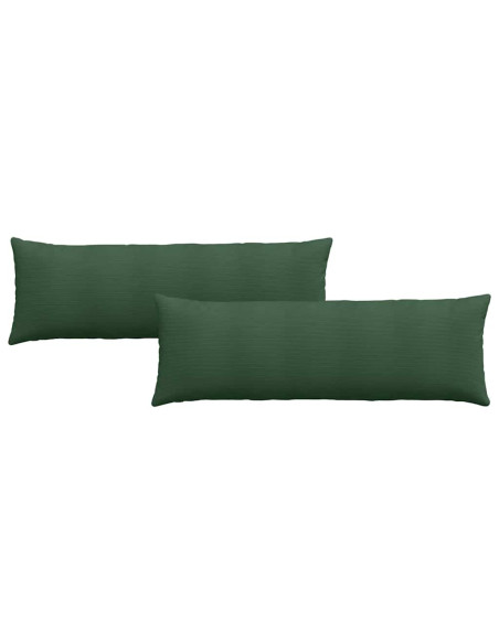 Cuscini da Divano 2 pcs Verde Scuro 120 x 40 cm