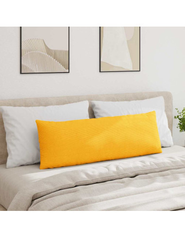 Cuscini da Divano 2 pcs Giallo Chiaro 120 x 40 cm