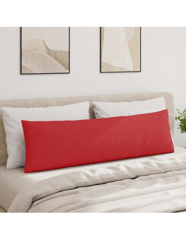 Cuscini da Divano 2 pcs Rosso 145 x 40 cm Tessuto