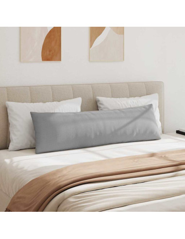 Cuscini da Divano 2 pcs Grigio 145 x 40 cm Tessuto
