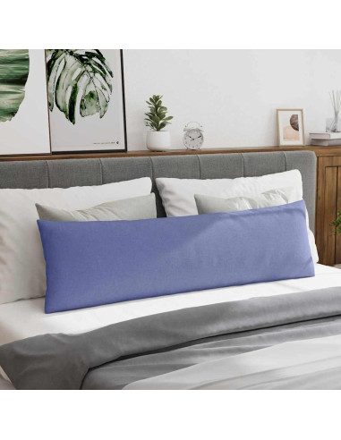 Cuscini da Divano 2 pcs Blu 145 x 40 cm Tessuto